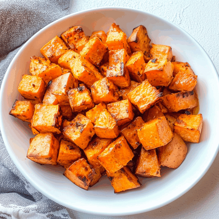 Air Fryer Sweet Potato Cubes
