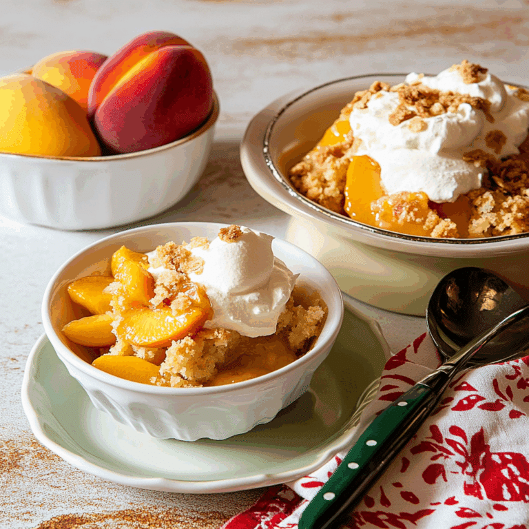 Best Peach Dump Cake