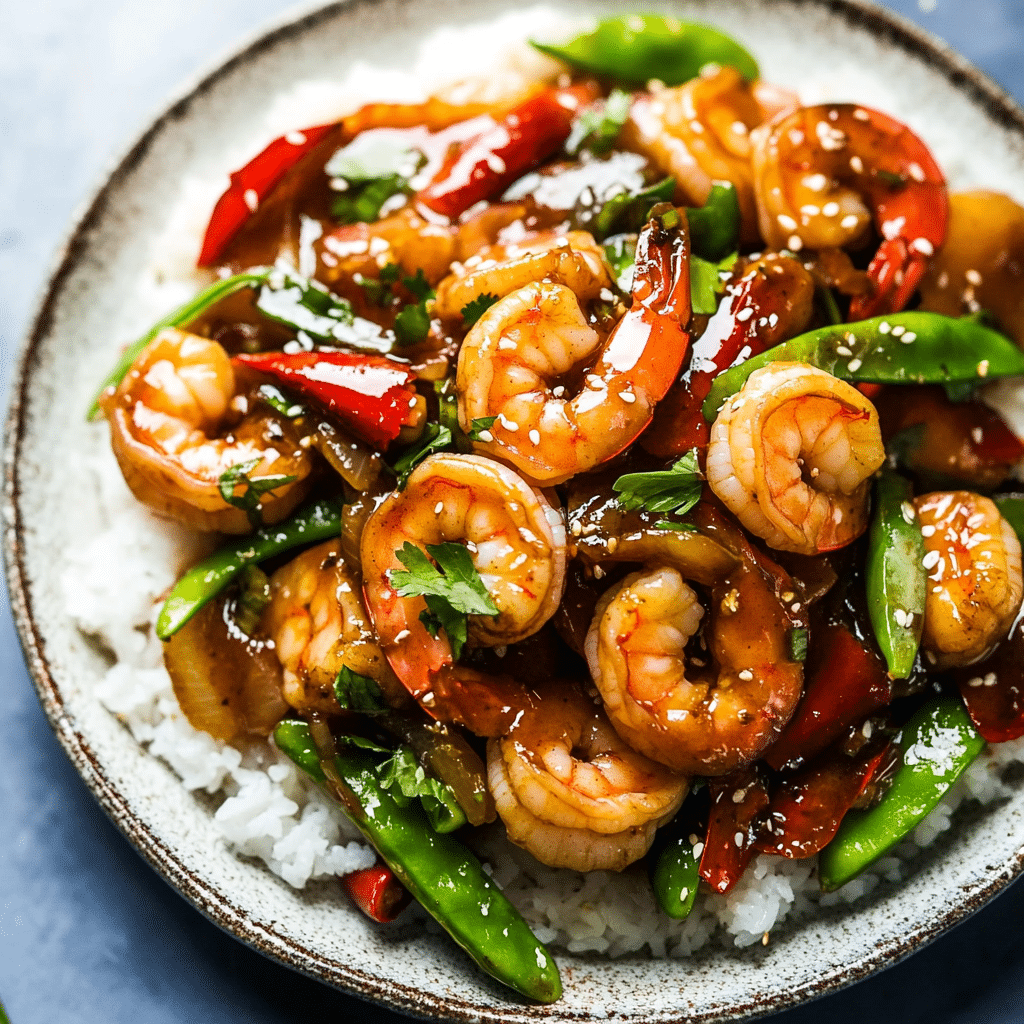 Garlic Shrimp Stir Fry