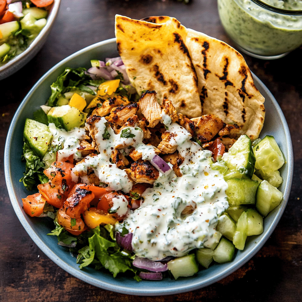 Greek Chicken Tzatziki Bowls Recipe