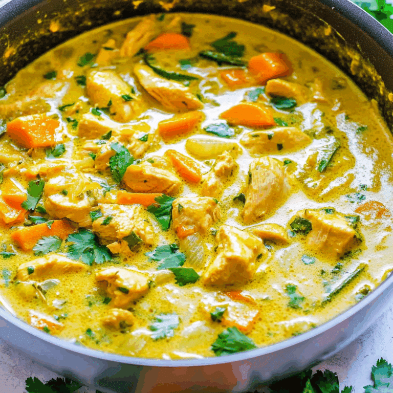 Green Thai Chicken Coconut Curry