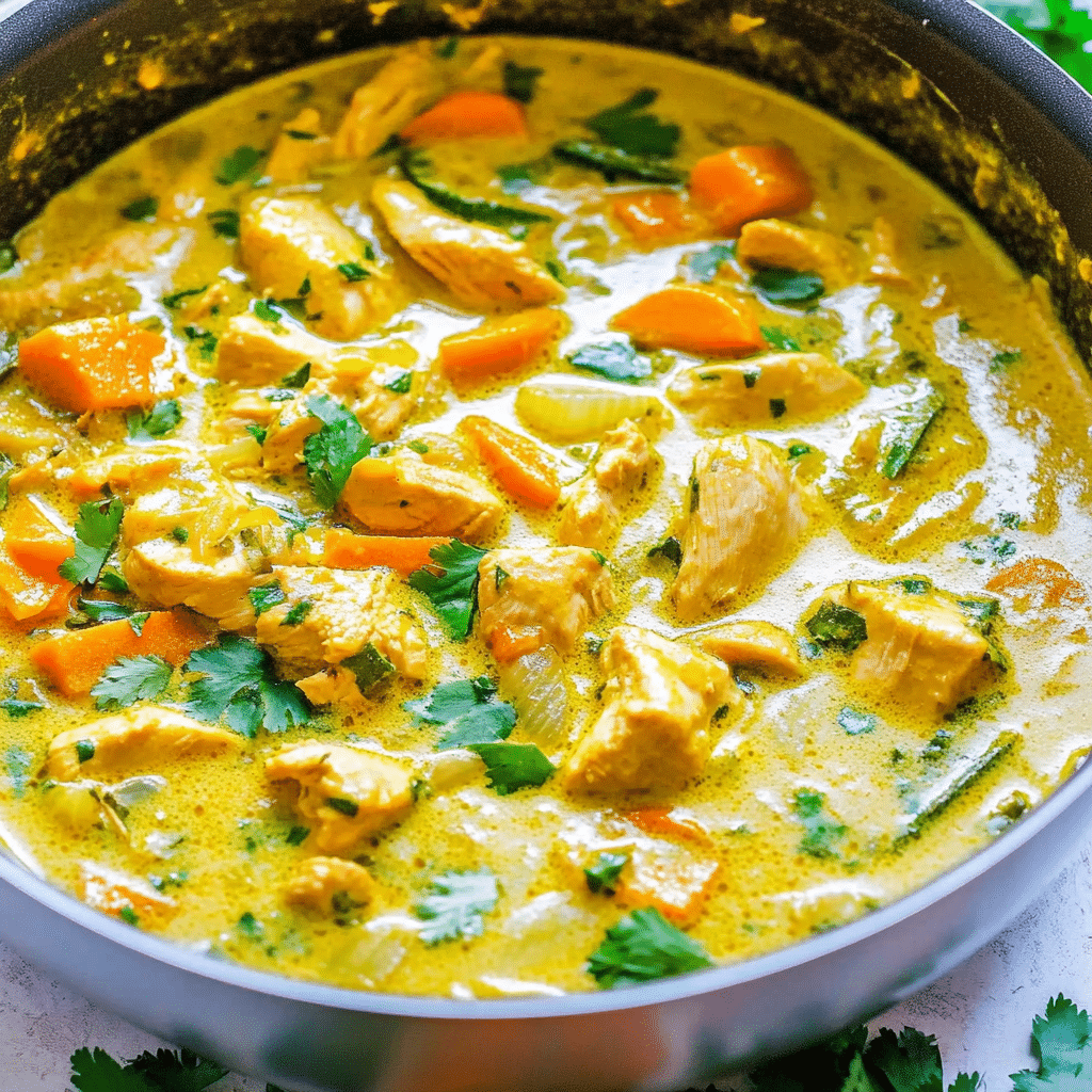 Green Thai Chicken Coconut Curry