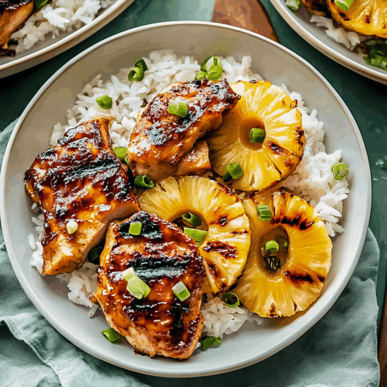 Hawaiian Pineapple Chicken and Rice Recipe