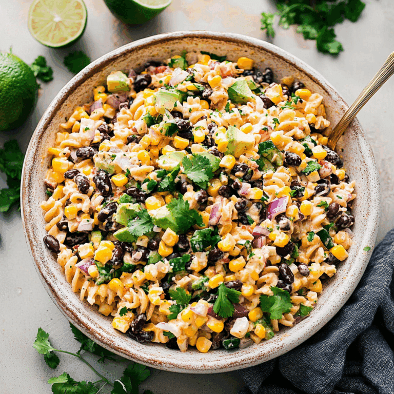 Mexican Street Corn Pasta Salad