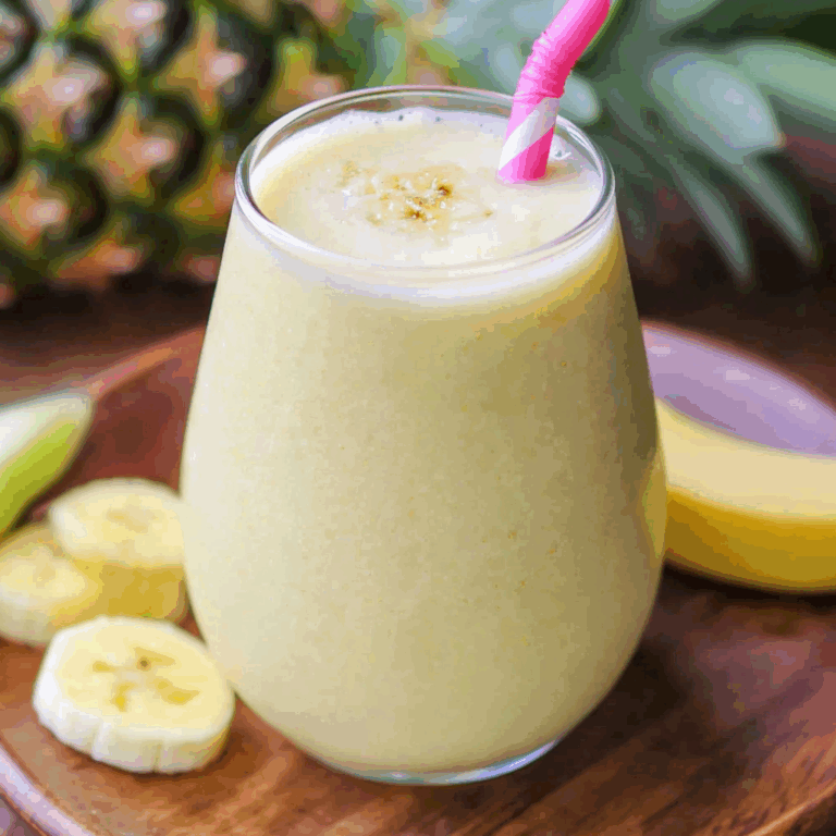 Pineapple and Banana Smoothie