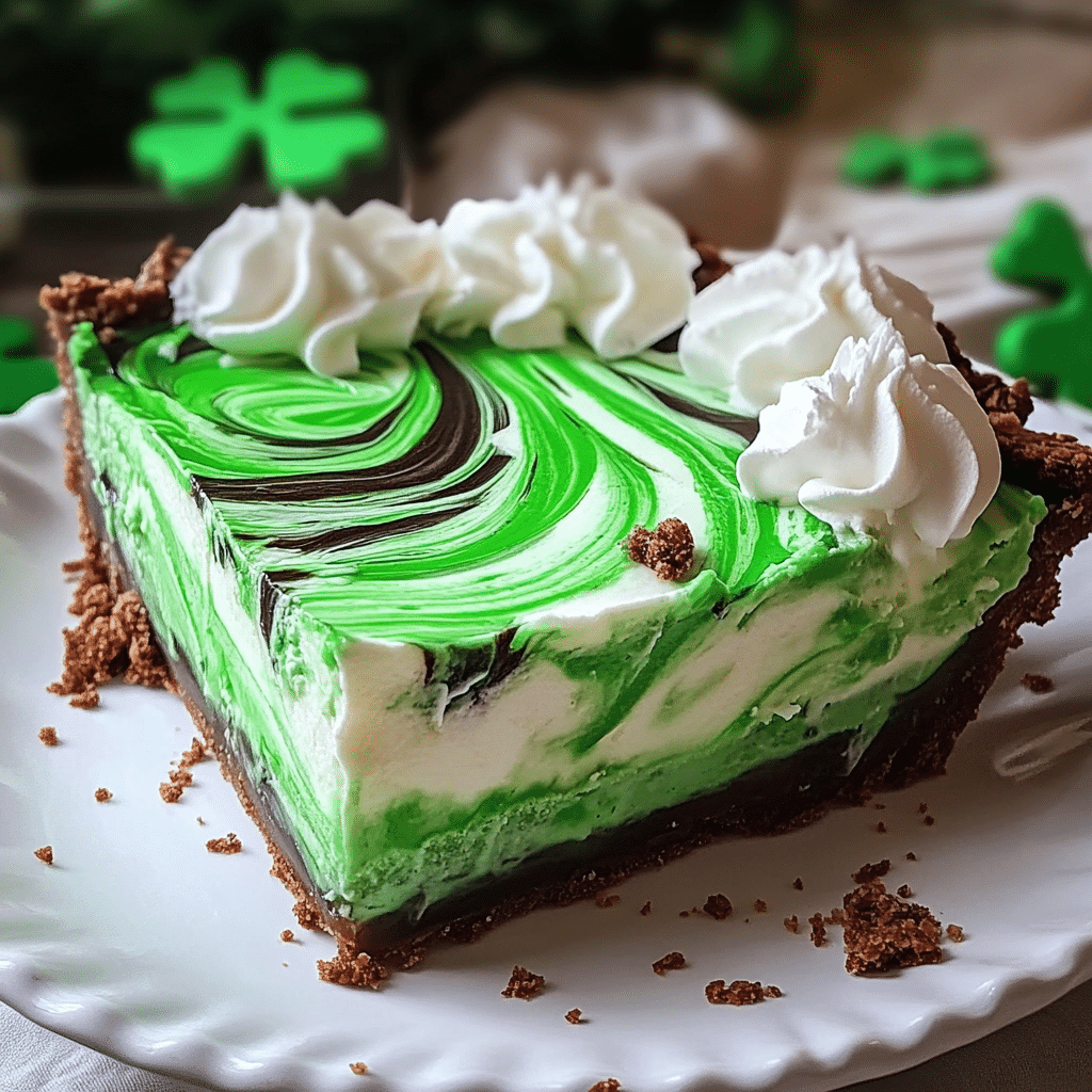 Shamrock Swirl Pie