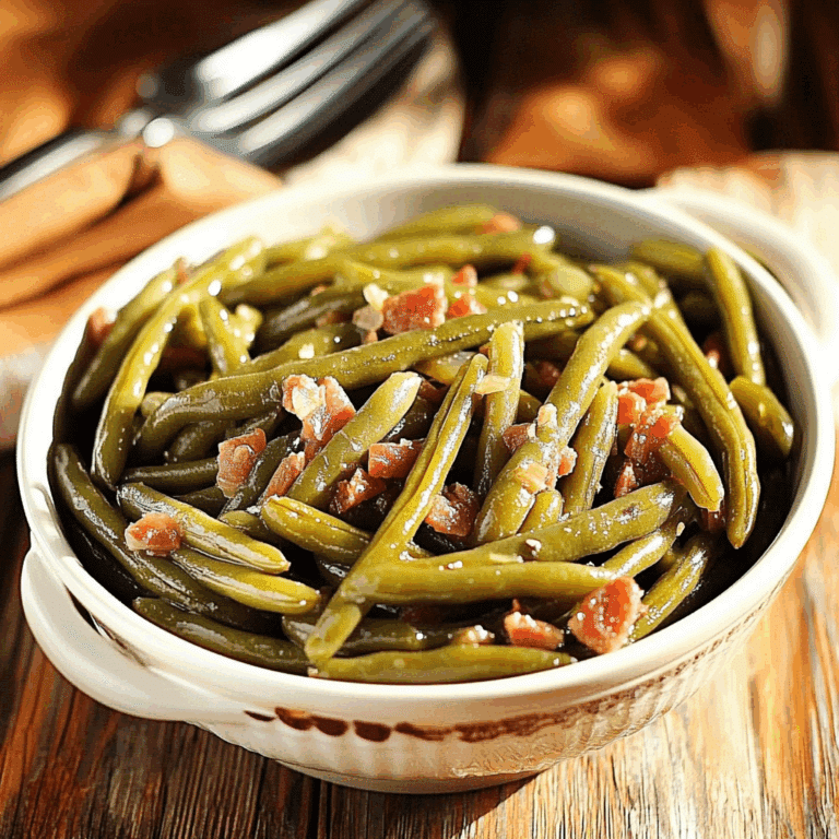 Southern Crockpot Green Beans Recipe