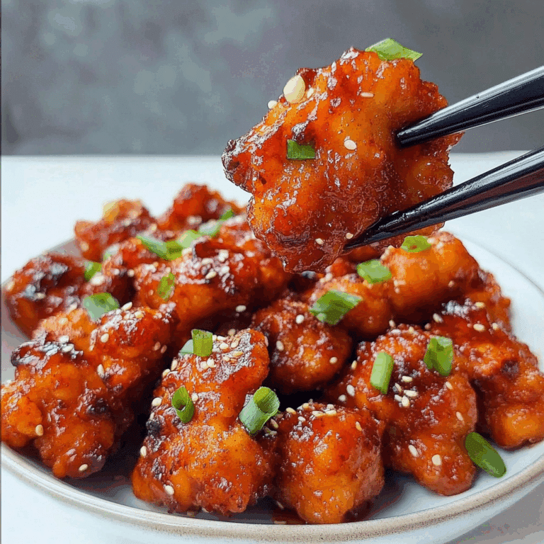 Spicy Korean Cauliflower Wings Recipe