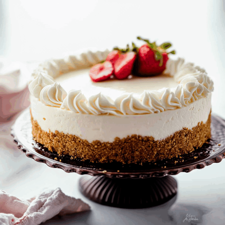 The BEST No Bake Cheesecake Recipe