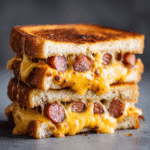 Cheesy Hot Dog Grilled Cheese