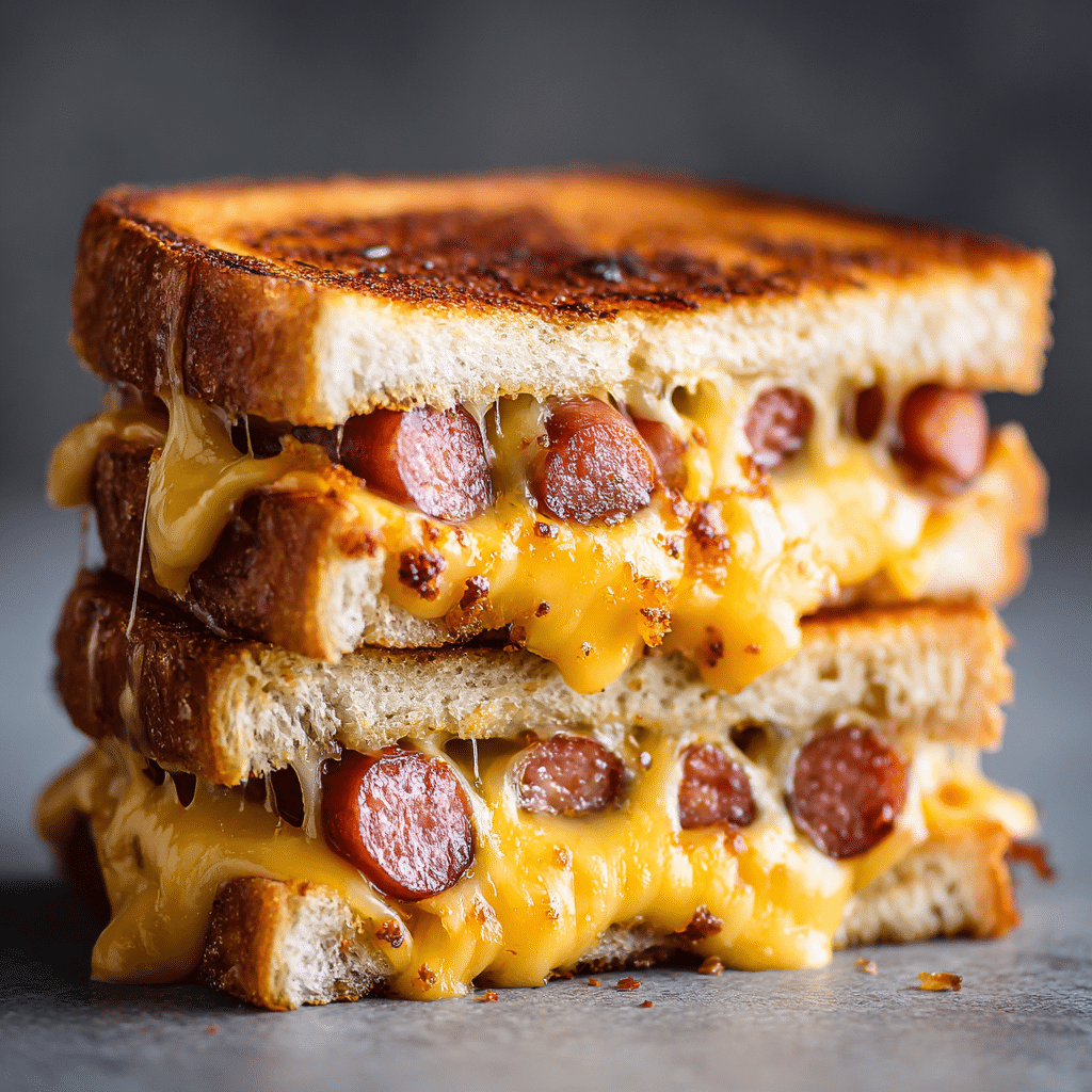 Cheesy Hot Dog Grilled Cheese