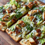 Chicken Caesar Flatbreads