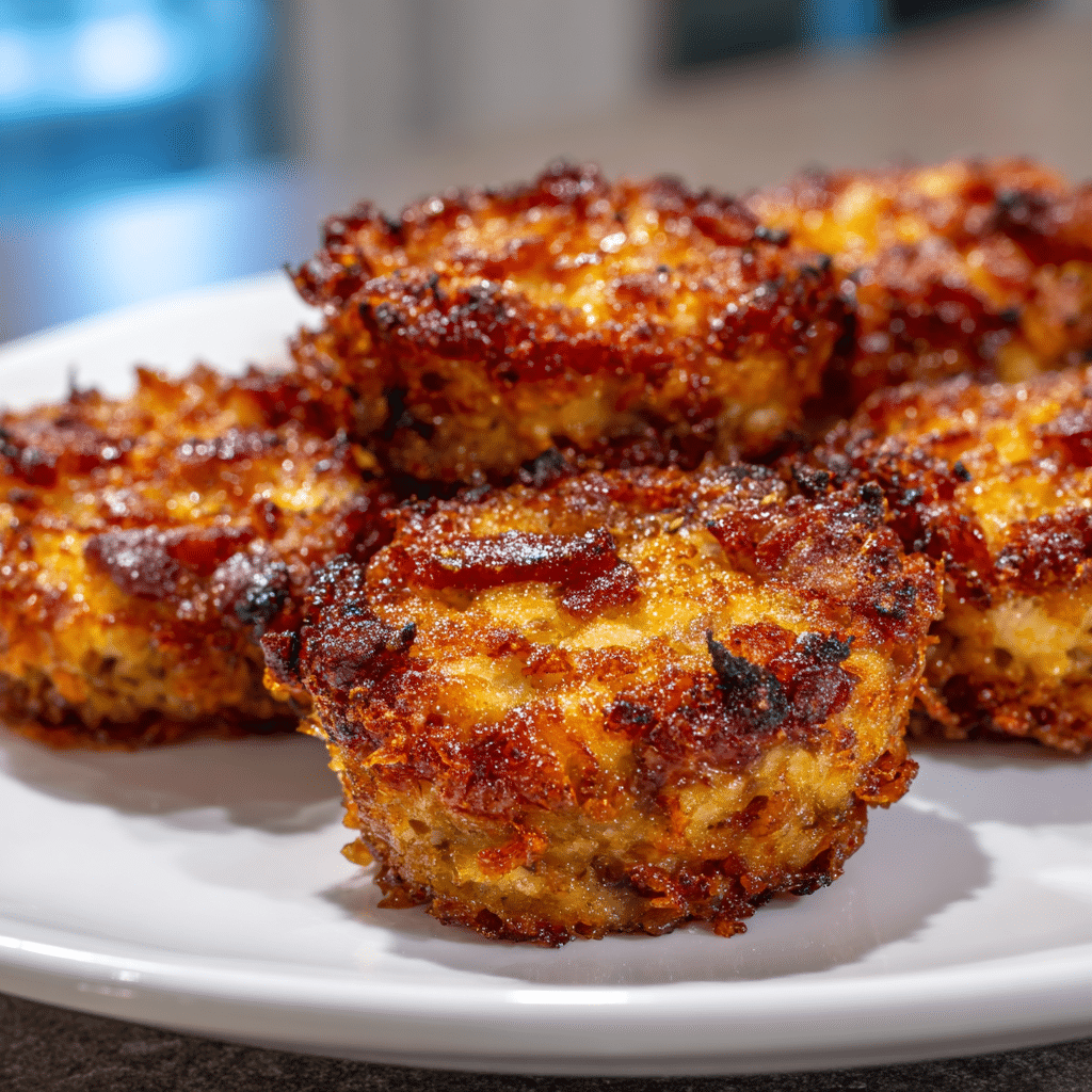 Crispy Hashbrown Sausage Bites