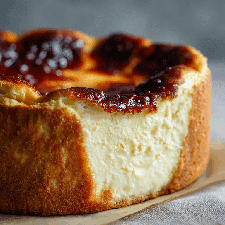Loaf Pan Basque Cheesecake