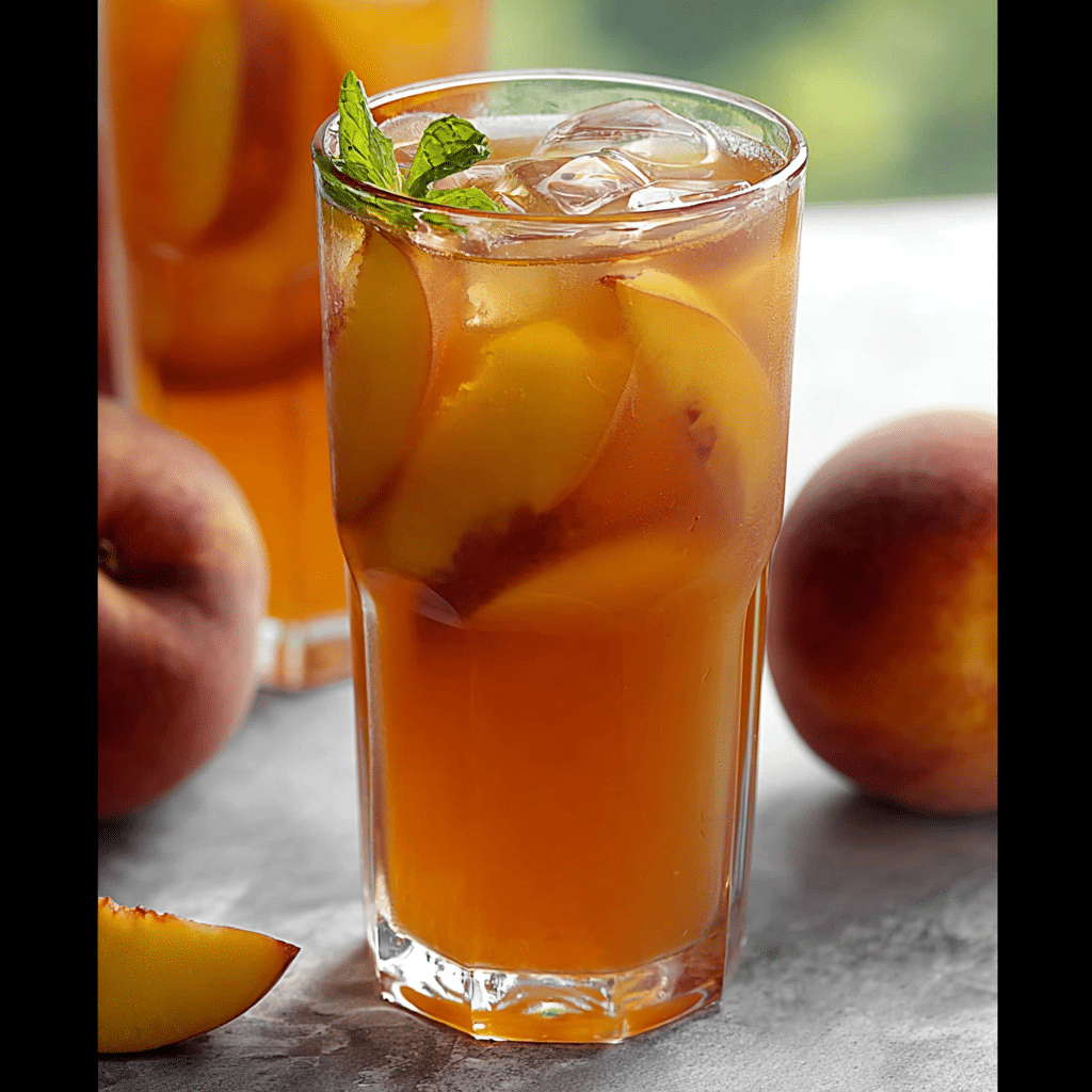 Peach Honey Iced Tea
