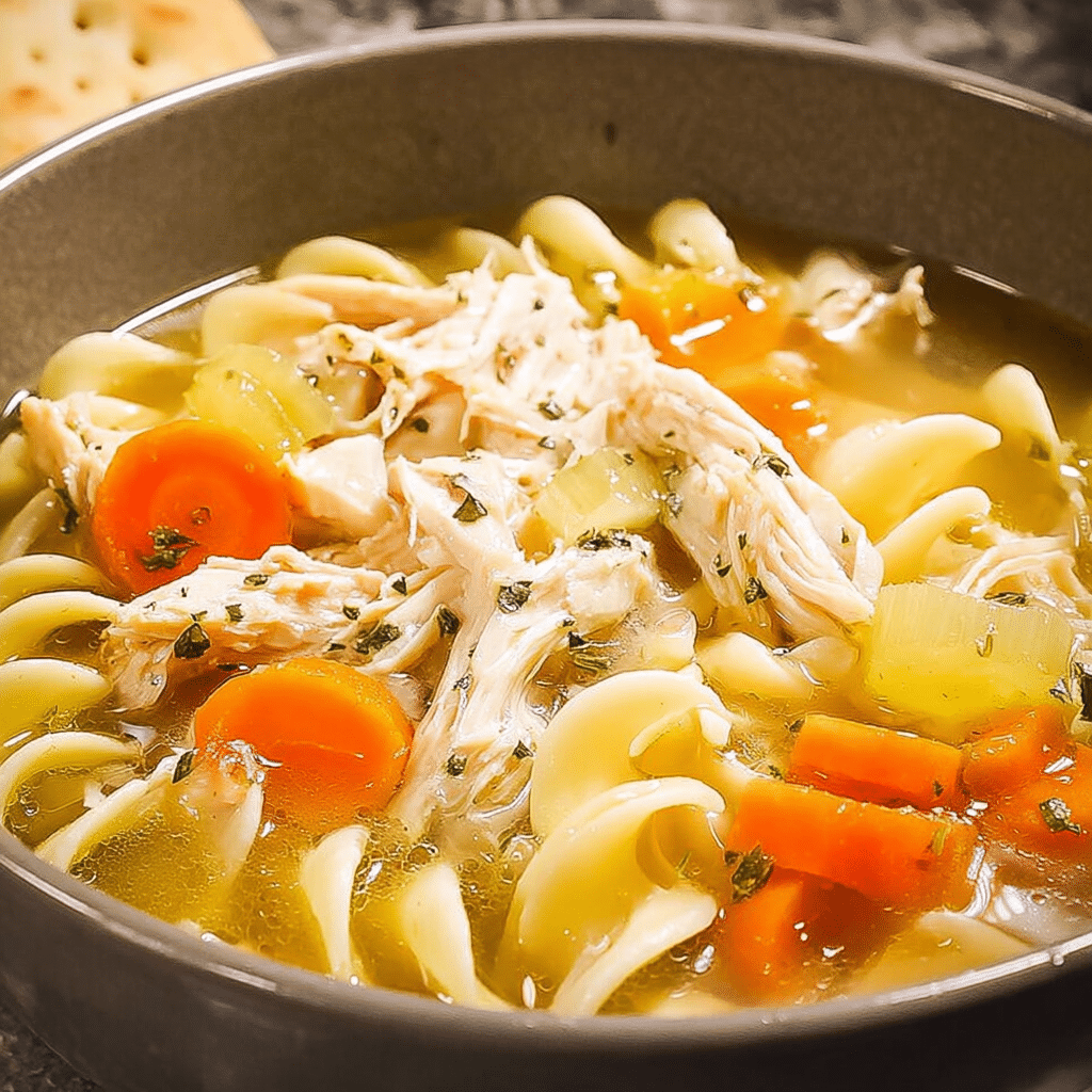 Slow Cooker Chicken and Noodles