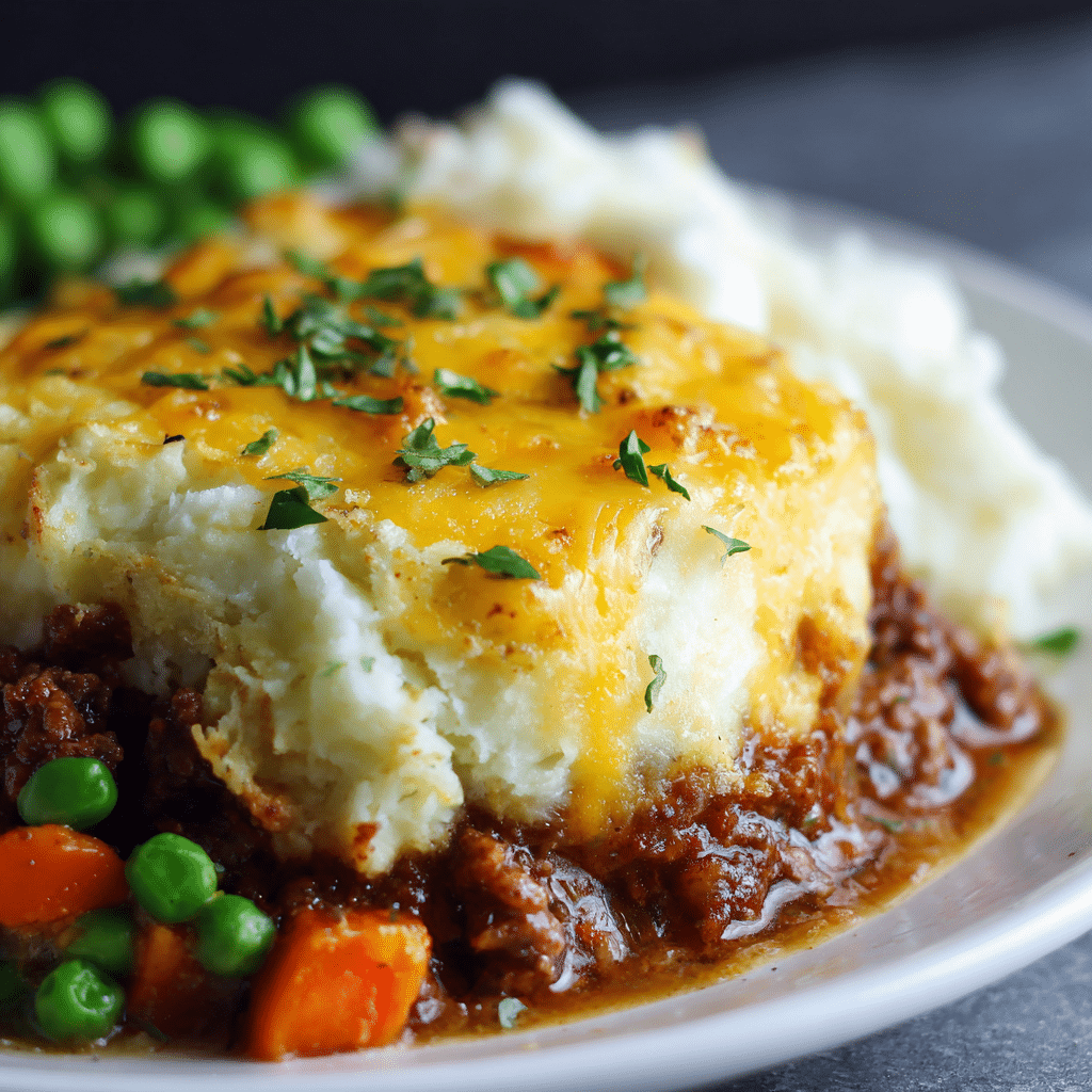 Slow Cooker Shepherd’s Pie with Cheesy Mashed Potatoes