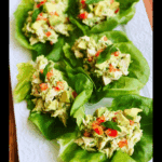 Avocado Chicken Salad Lettuce Wraps