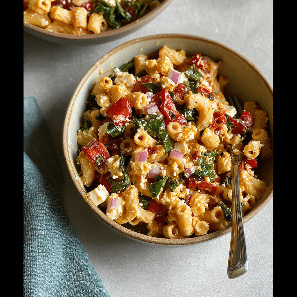 Baked Harissa Feta Pasta