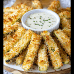 Baked Parmesan Zucchini Slices