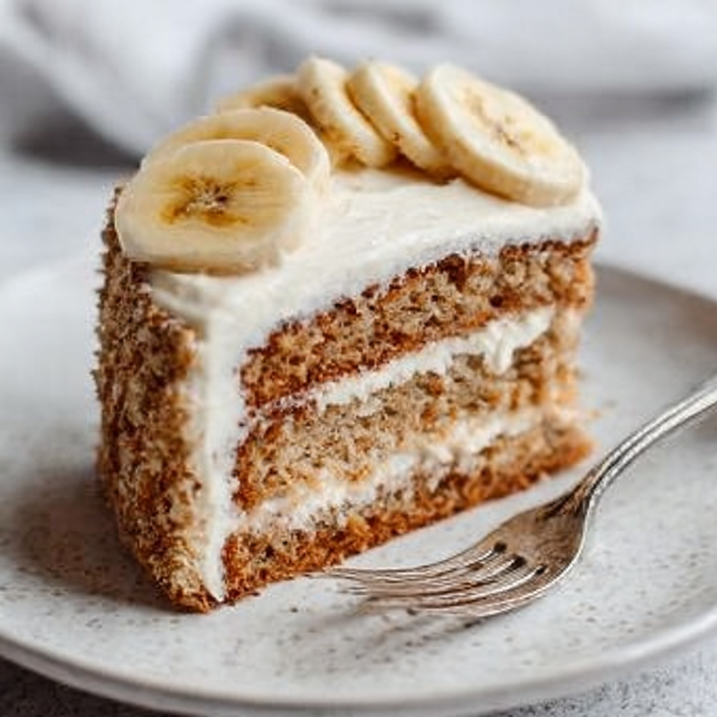 Banana Cake with Cream Cheese Frosting