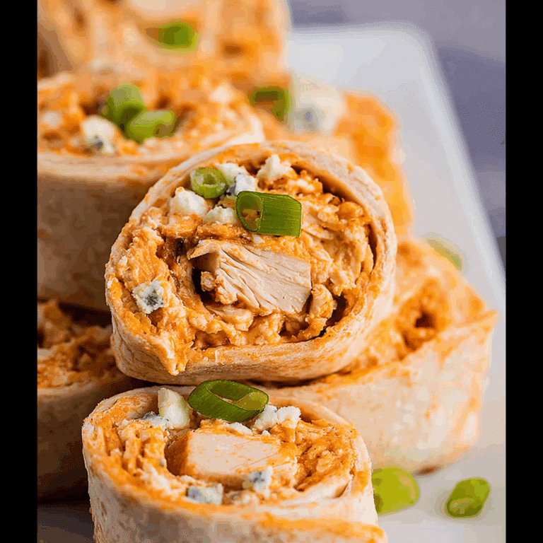 Buffalo Chicken Pinwheels