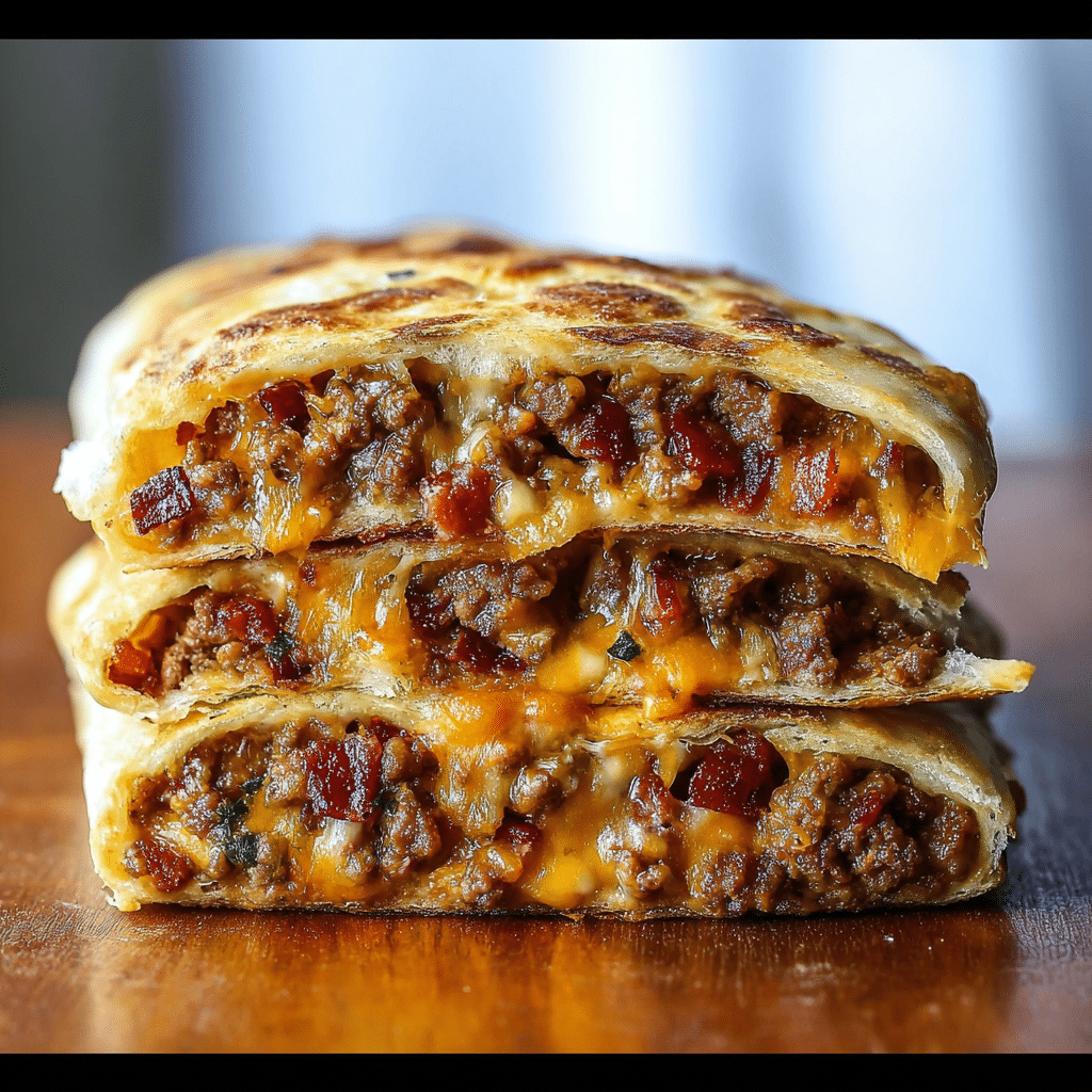 Cheesy Bacon Garbage Bread