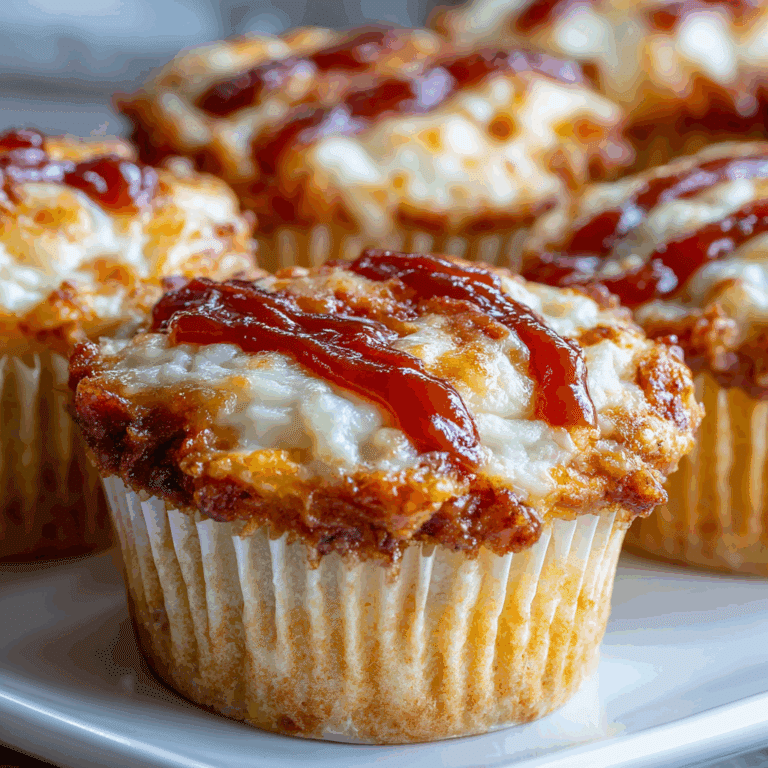 Cheesy Pizza Cupcakes