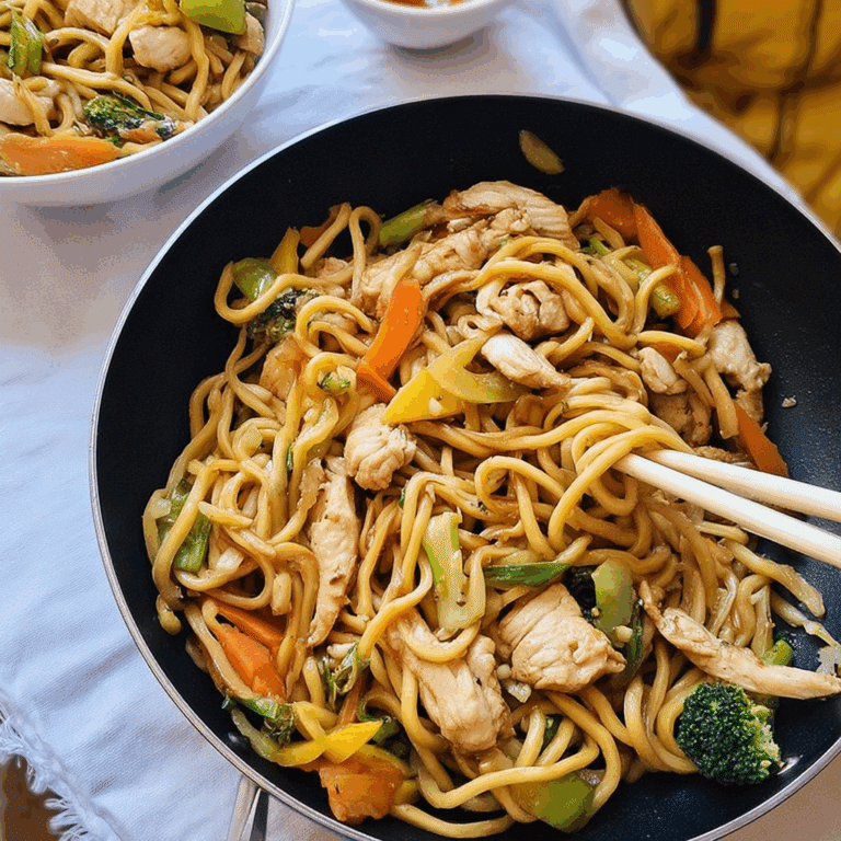 Chicken Noodle Stir Fry