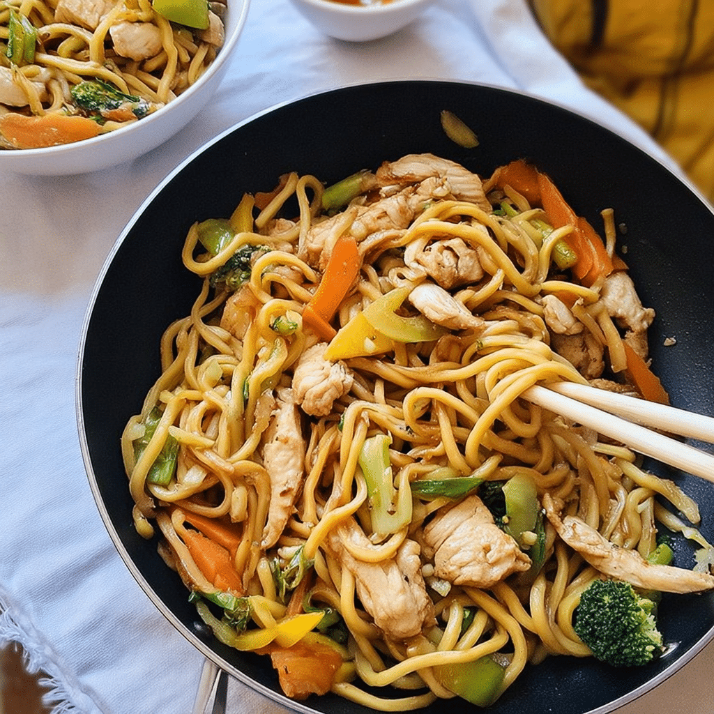 Chicken Noodle Stir Fry