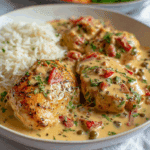 Creamy Pepperoncini Chicken Skillet