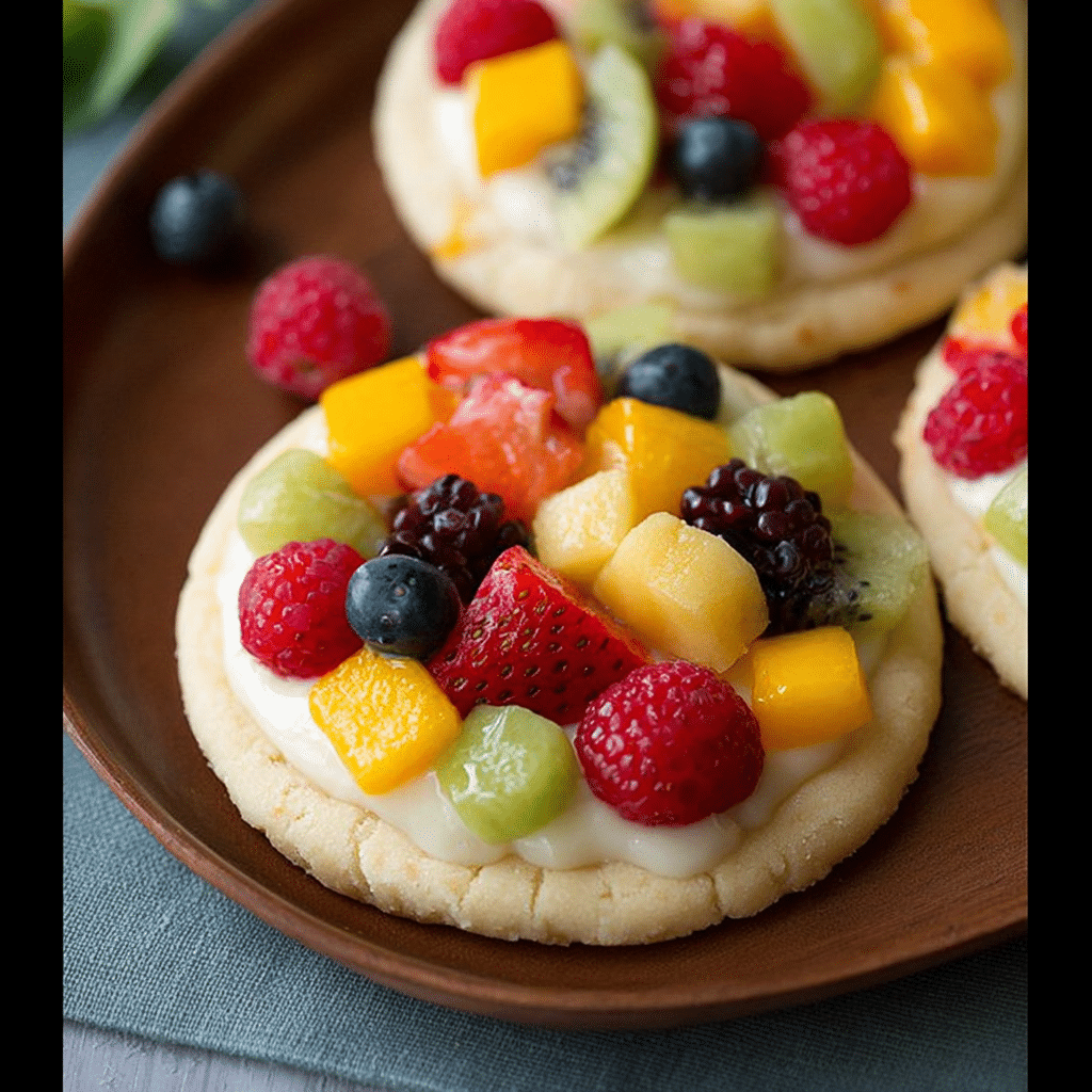 Fruit Pizza with Sugar Cookie Crust