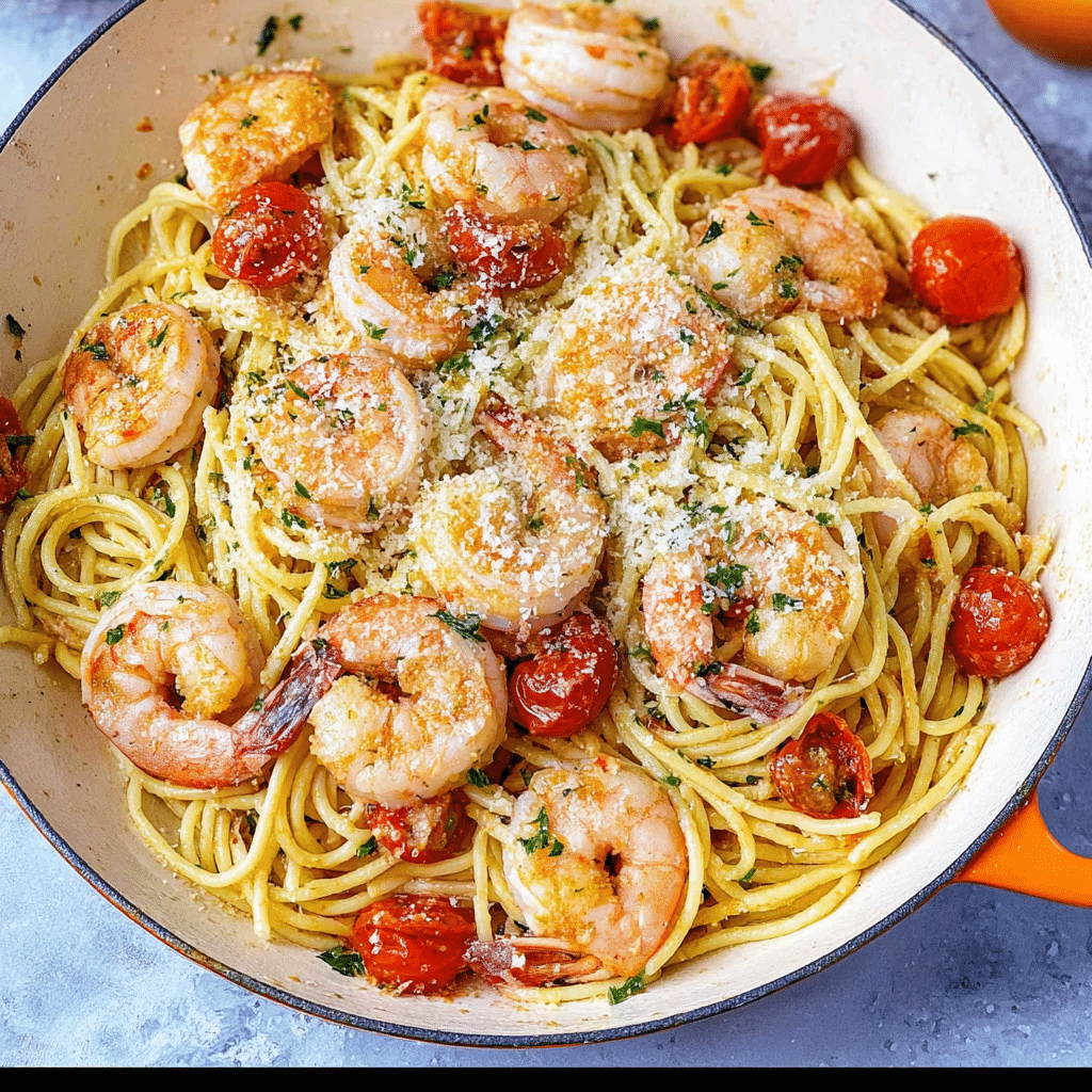 Garlic Shrimp Pasta