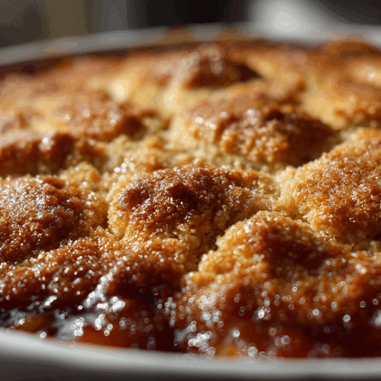 Homemade Peach Cobbler