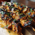 Honey Chipotle Chicken Skewers
