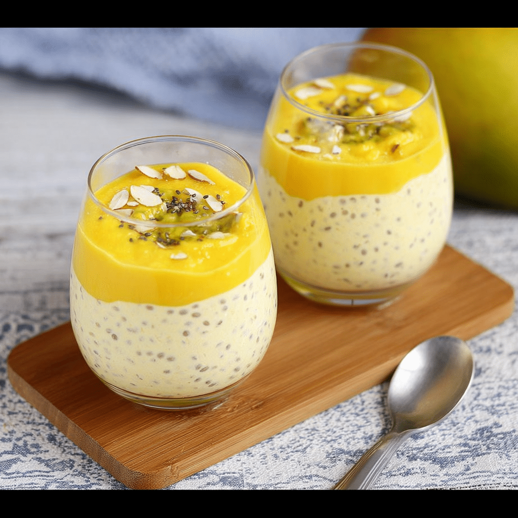 Mango Lassi Overnight Oats
