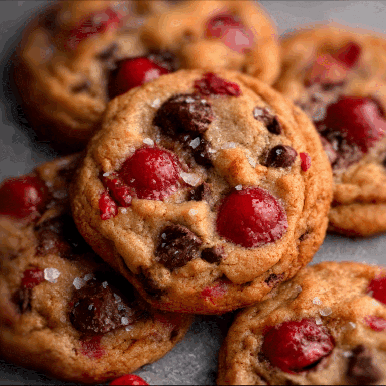 Maraschino Cherry Chocolate Chip Cookies