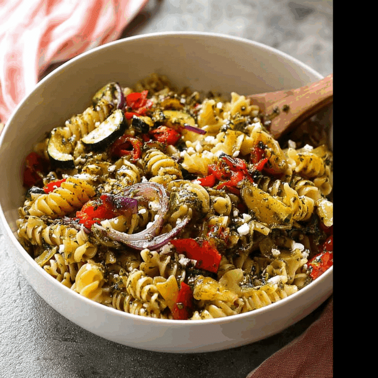 Marinated Veggie Pasta Salad