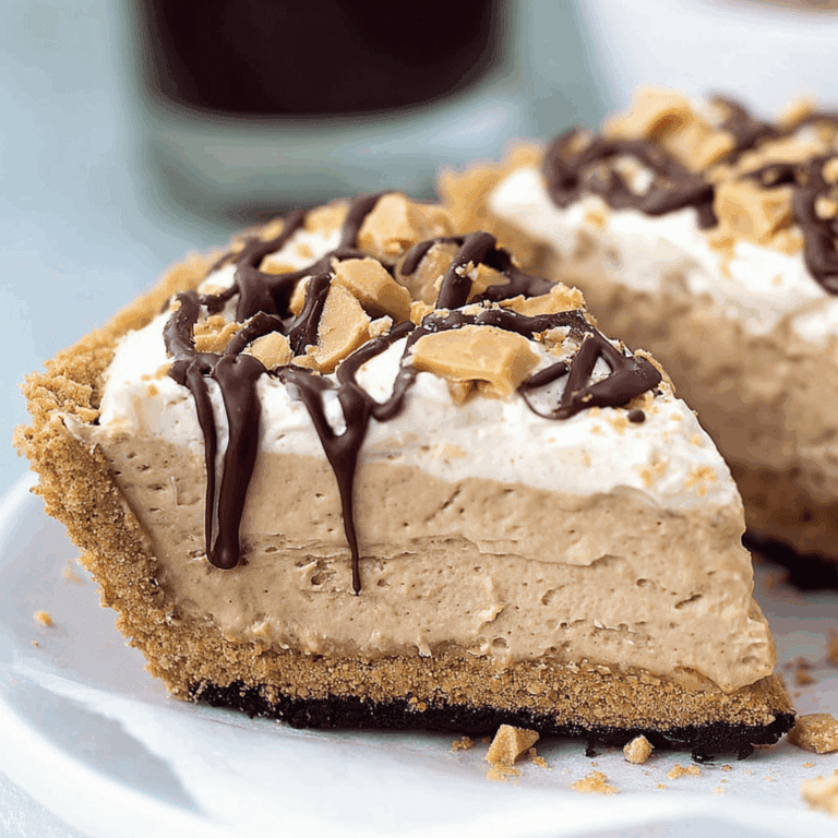 Peanut Butter Mousse Pie