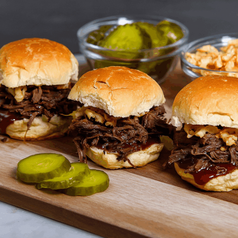 Pickle Grilled Beef Sliders