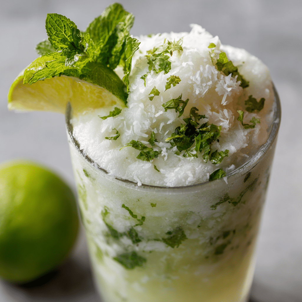 Pineapple Coconut Mojito Float