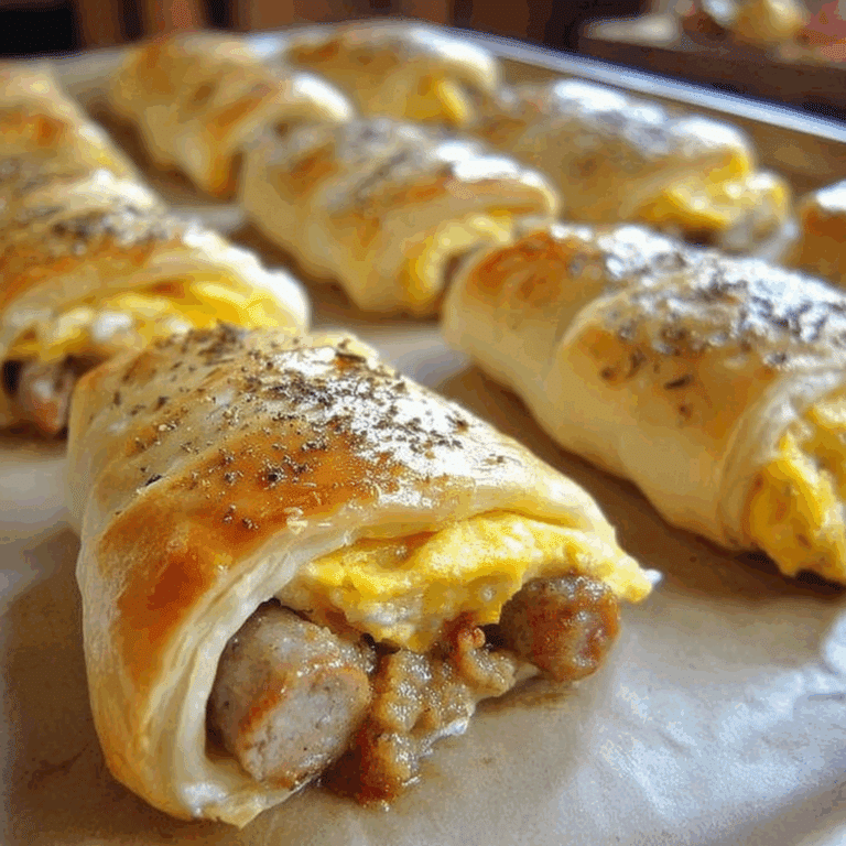 Sausage and Egg Breakfast Roll-Ups