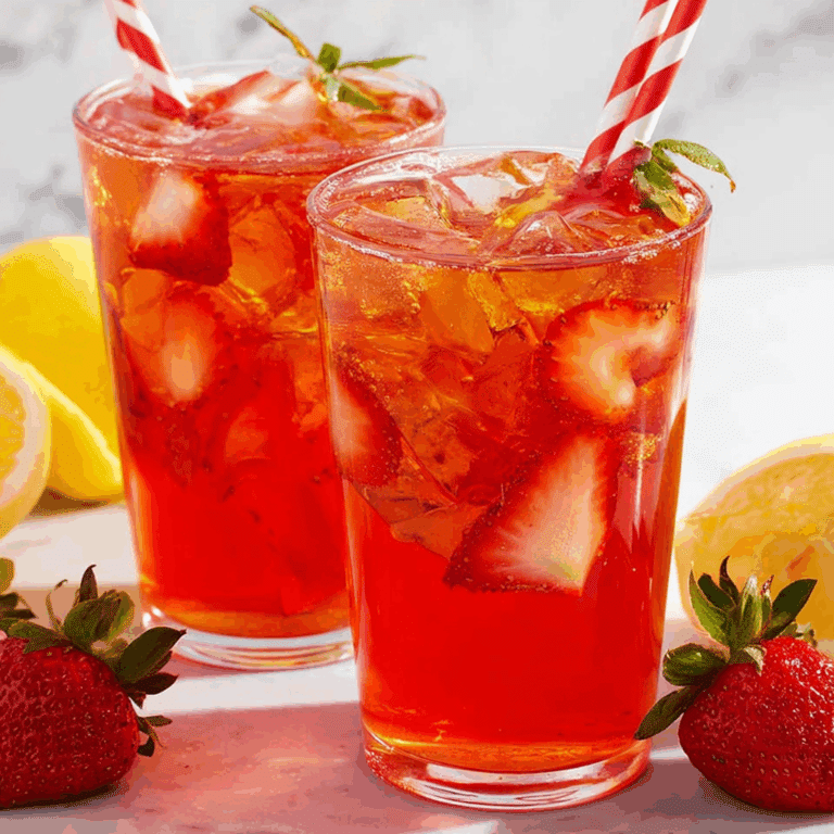 Southern Strawberry Iced Tea