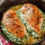Spinach Stuffed Chicken Breasts