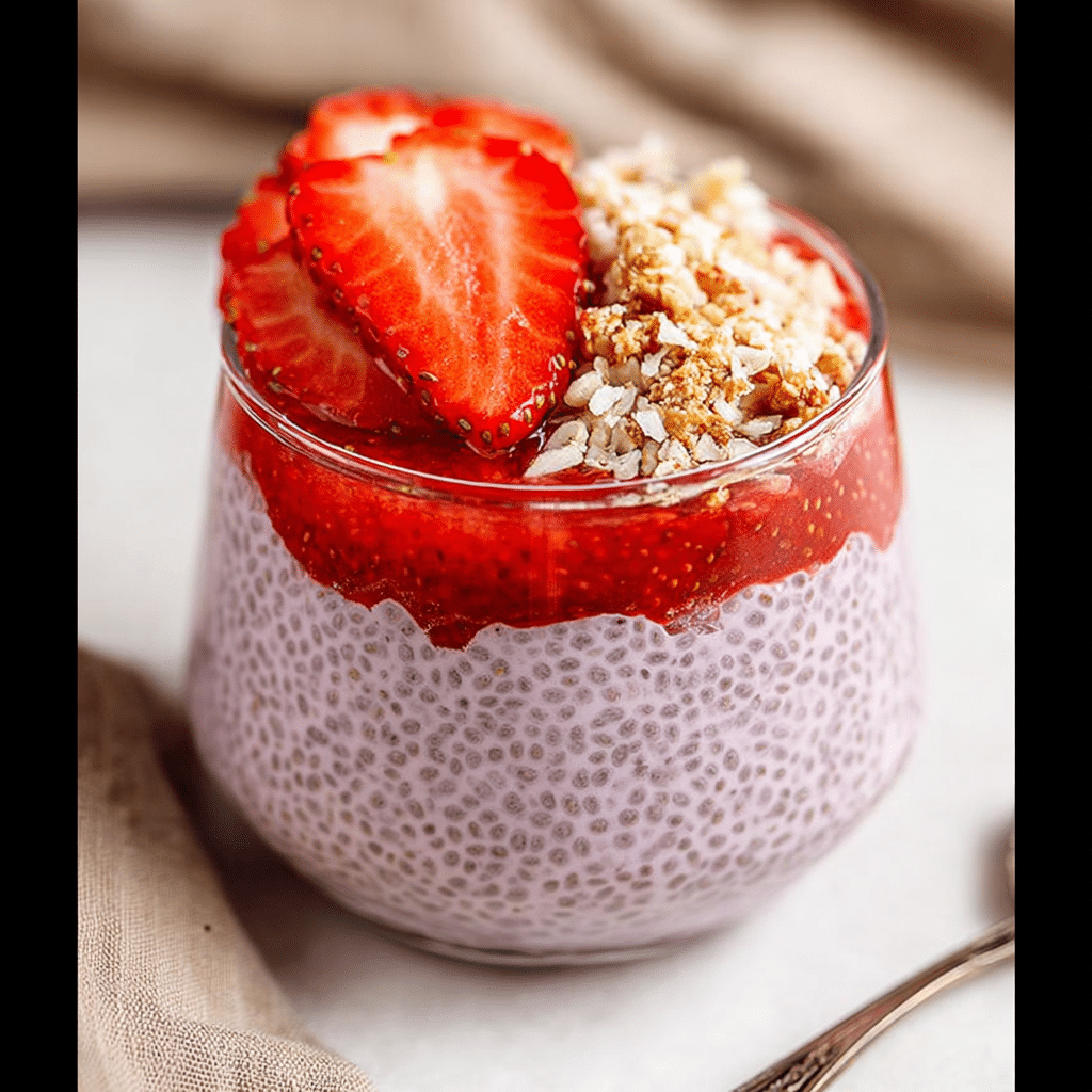 Strawberry Chia Pudding