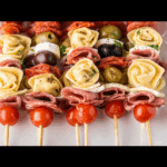 Antipasto Skewers with Tortellini