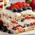 Berry Icebox Cake with Vanilla Layers