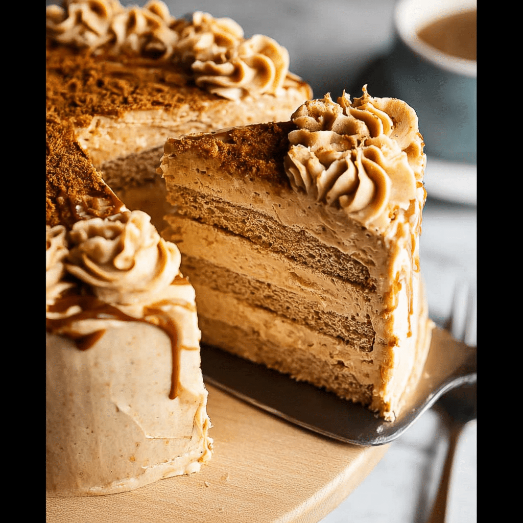 Biscoff Cookie Butter Cake