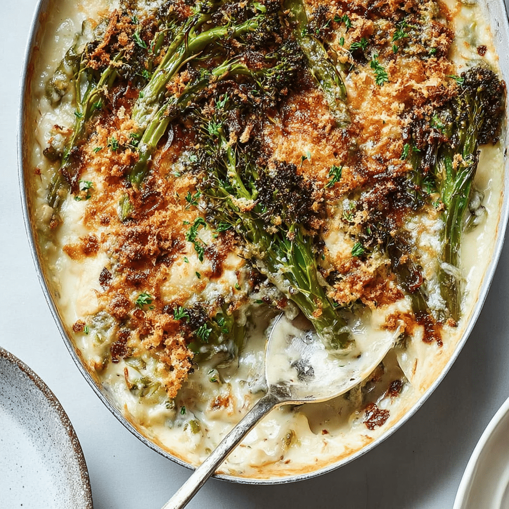Broccolini Au Gratin
