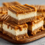 Cookie Butter Caramel Cheesecake Bars Recipe